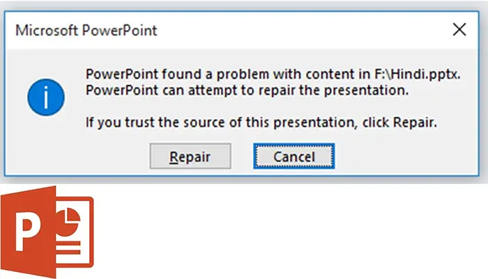 How to Fix PowerPoint Found a Problem with the Content