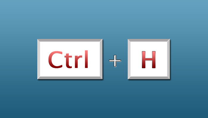 What Does CTRL H Do