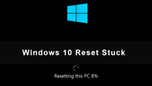Read more about the article [Fixed] Resetting This PC Stuck at 1 (100% Working)