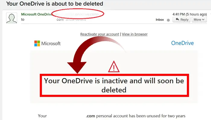 How to Fix the Your OneDrive is about to be deleted Issue