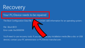Read more about the article [Fix] Your PC Needs to Be Repaired | Missing Boot Configuration Data (100% Working)