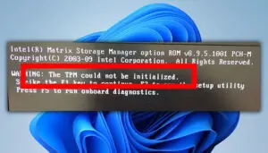 Read more about the article [Fix] TPM Could Not Be Initialized on Windows 11 (100% Working)