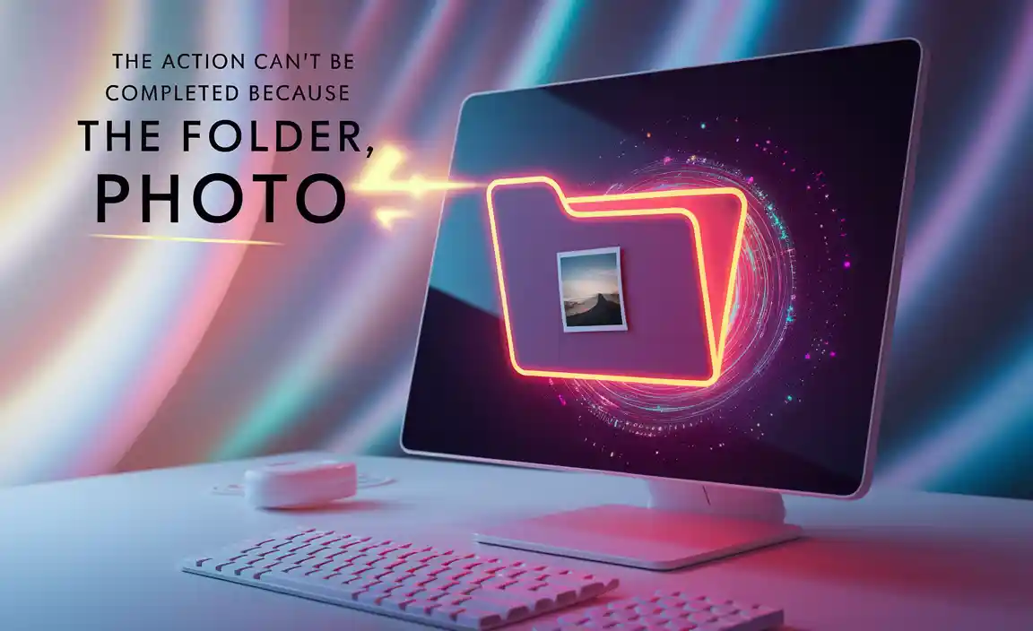 The Action Can’t Be Completed Because the Folder