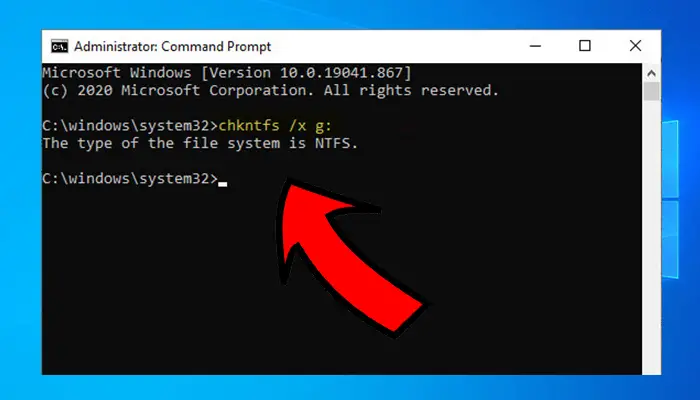 how to stop disk check on startup windows 10