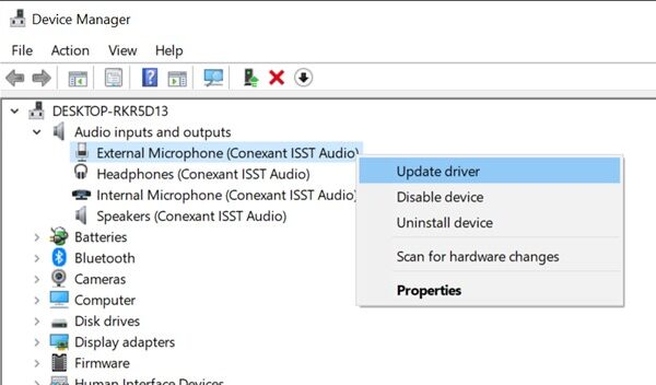 MICROPHONE NOT PICKING UP VOICE WINDOWS 10 intelligence overview