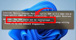 Read more about the article [6 Fixes] TPM Could Not Be Initialized on Windows 11
