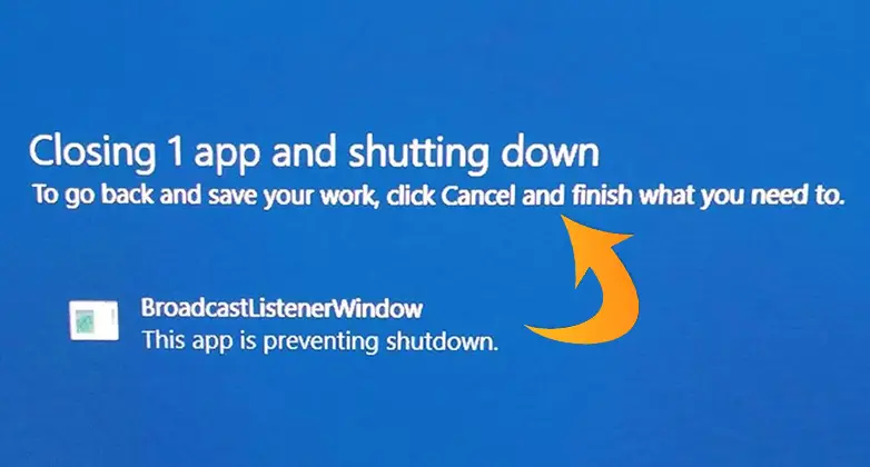 Nvcontainer Windows Class Preventing Shutdown