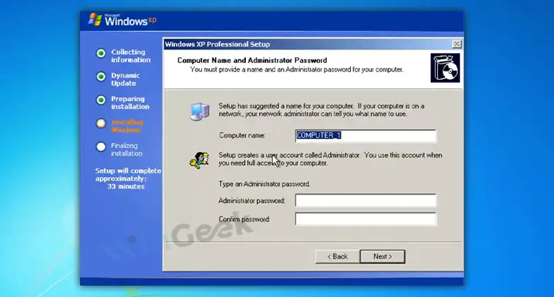 Downgrading from Windows 7 to XP