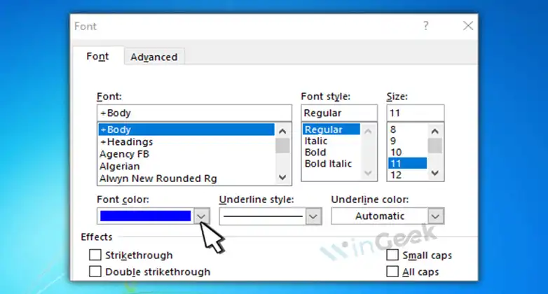How to Make the Text Darker in Windows 7
