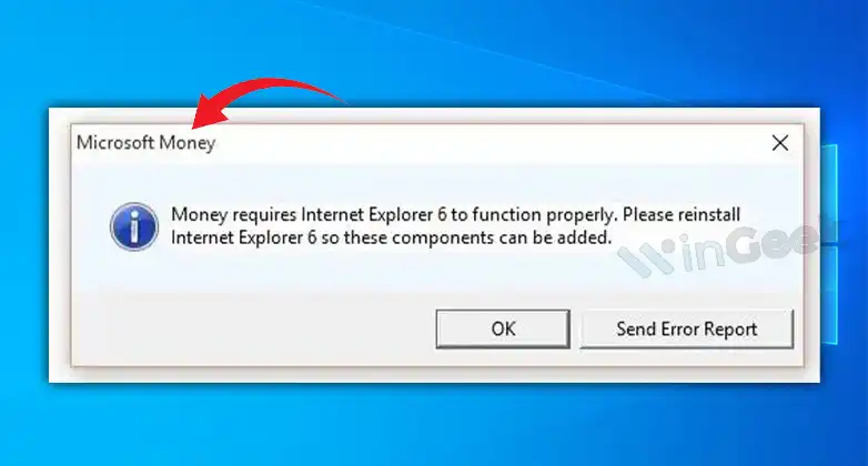 Microsoft Money Not Working in Windows 10