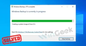 Read more about the article [5 Fixes] Windows Backup Stuck At 97