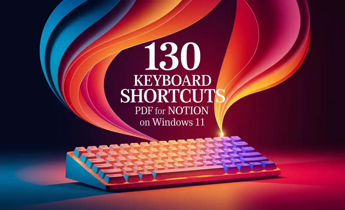 130 Keyboard Shortcuts Pdf For Notion On Windows 11