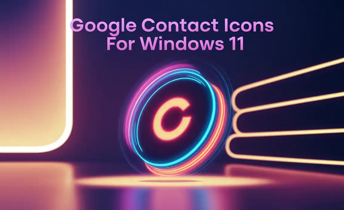 Google Contact Icons For Windows 11