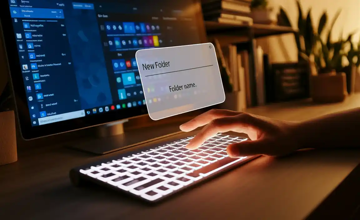 How do I create a new folder in Windows 11 quickly