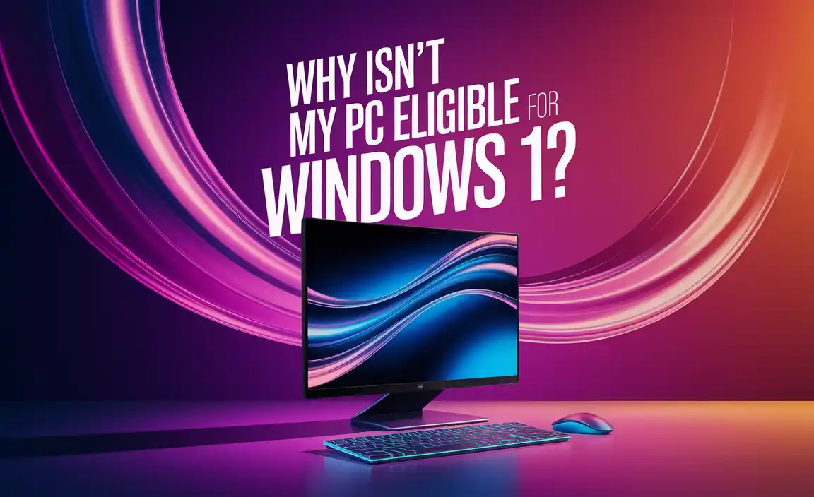 Why Isn'T My Pc Eligible For Windows 11