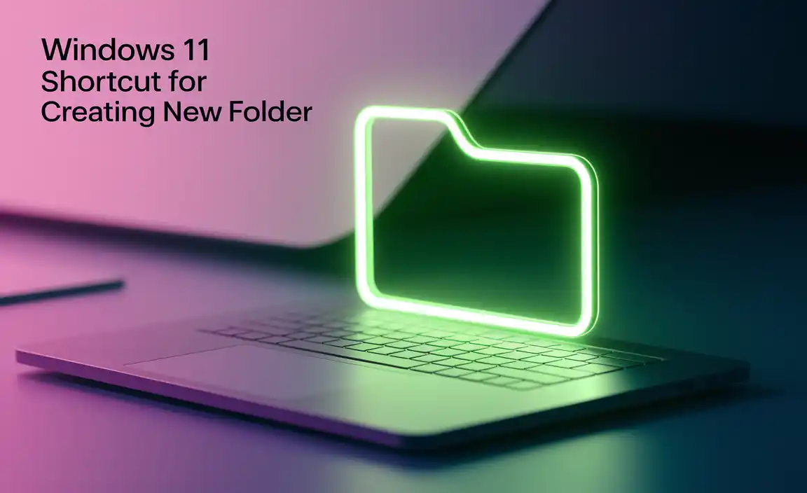 windows 11 shortcut for creating new folder