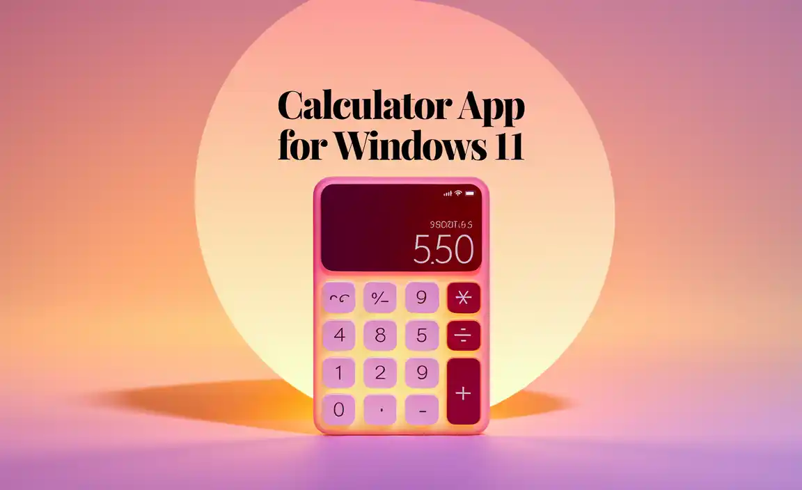 Calculator App For Windows 11