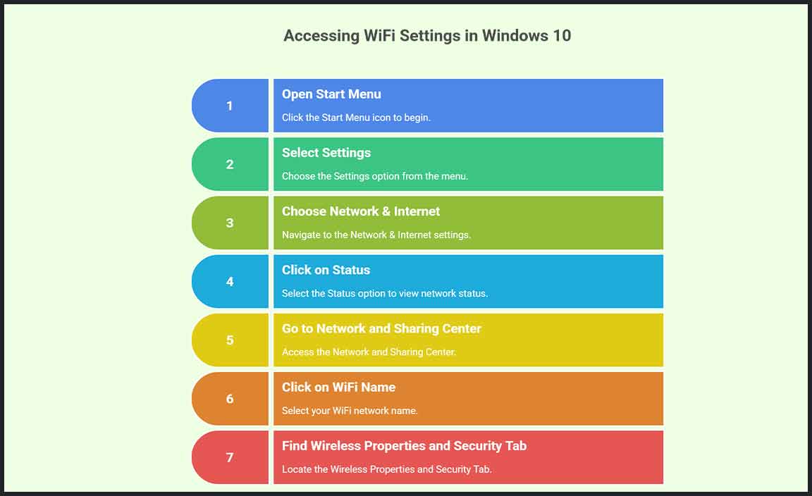 Checking WiFi Password through Settings