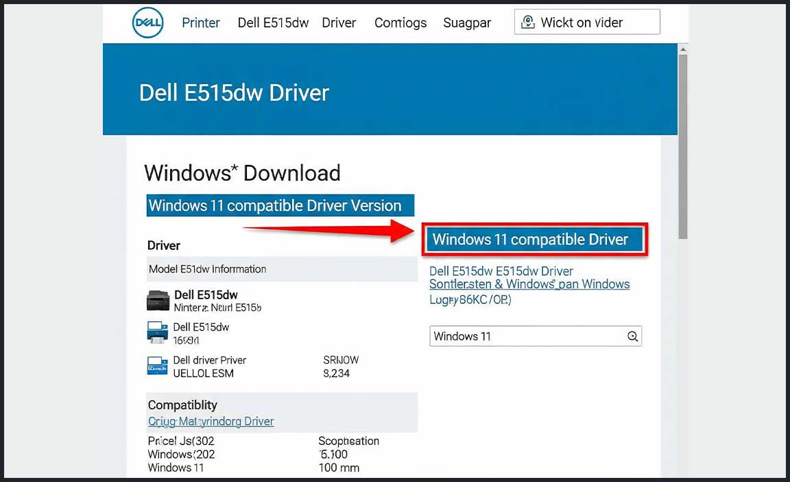 Configuring the Dell E515dw Printer Settings on Windows 11