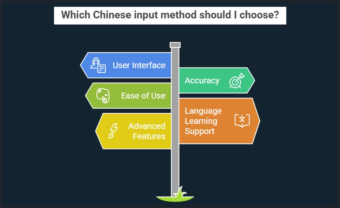 Criteria for Selecting the Best Chinese Input Method