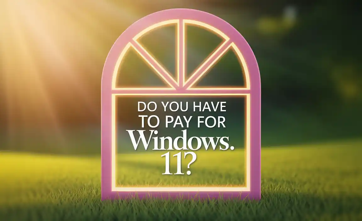 Do You Have To Pay For Windows 11