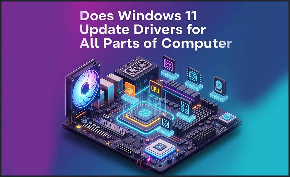 Does Windows 11 Update Drivers for All Parts of Computer