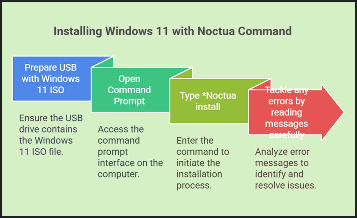 Executing the Noctua Command for Installation