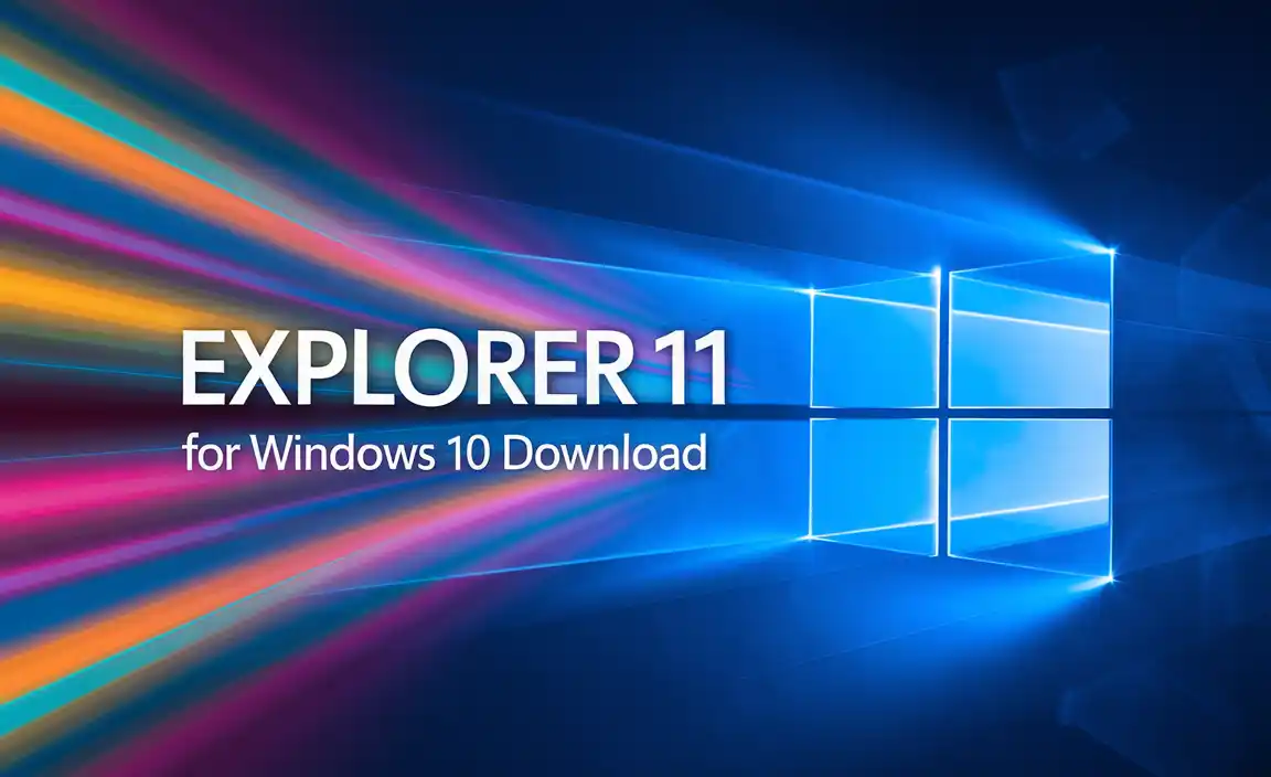 Explorer 11 for Windows 10 Download