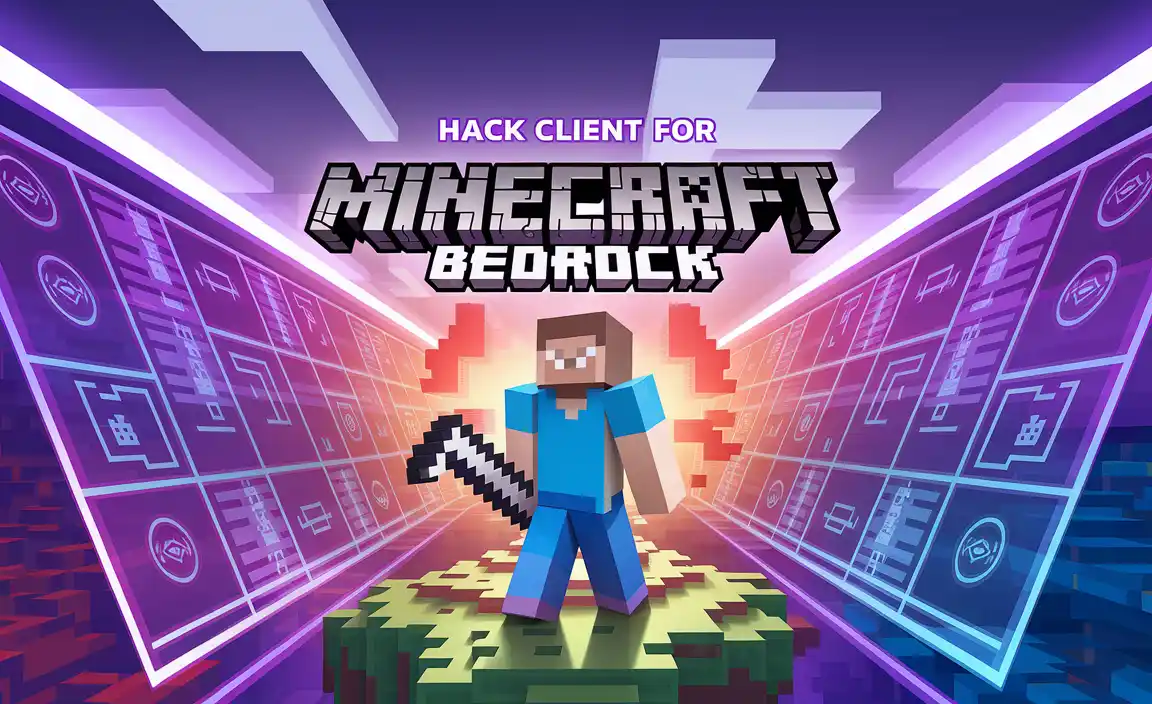 Hack Client for Minecraft Bedrock Windows 11