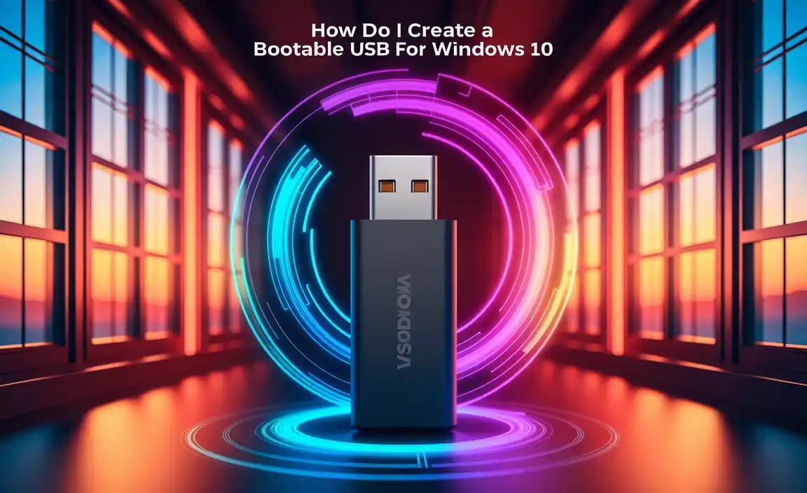 How Do I Create A Bootable Usb For Windows 10