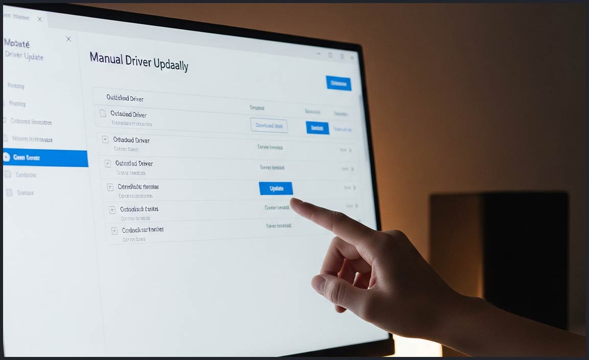 How do I update my drivers manually