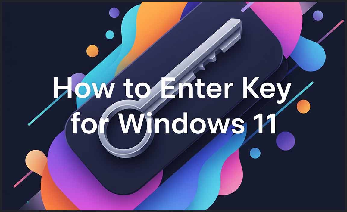 How to Enter Key for Windows 11