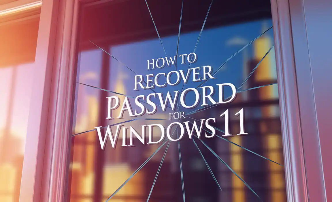 How to Recover Password for Windows 11