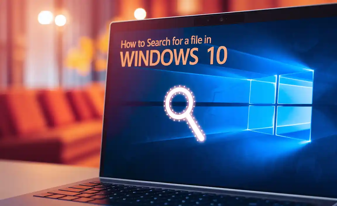 How to Search for a File in Windows 10