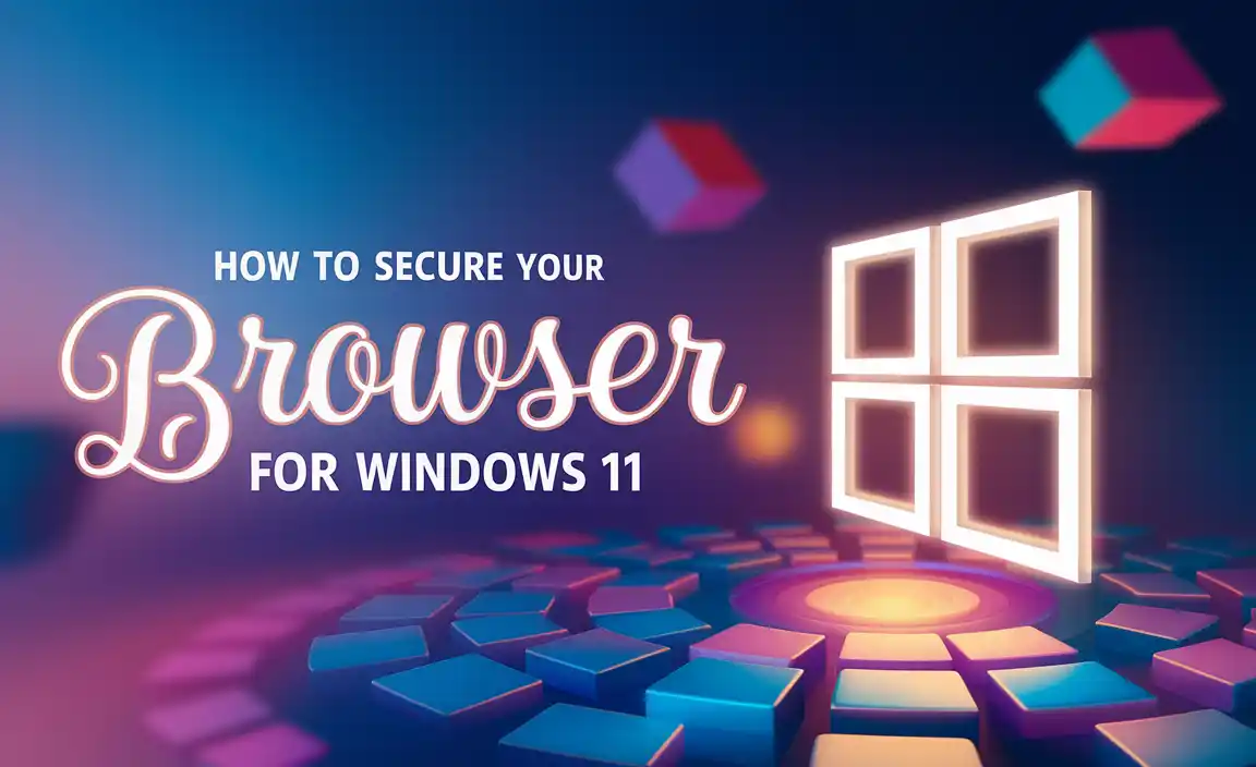 How to Secure Your Browser for Windows 11