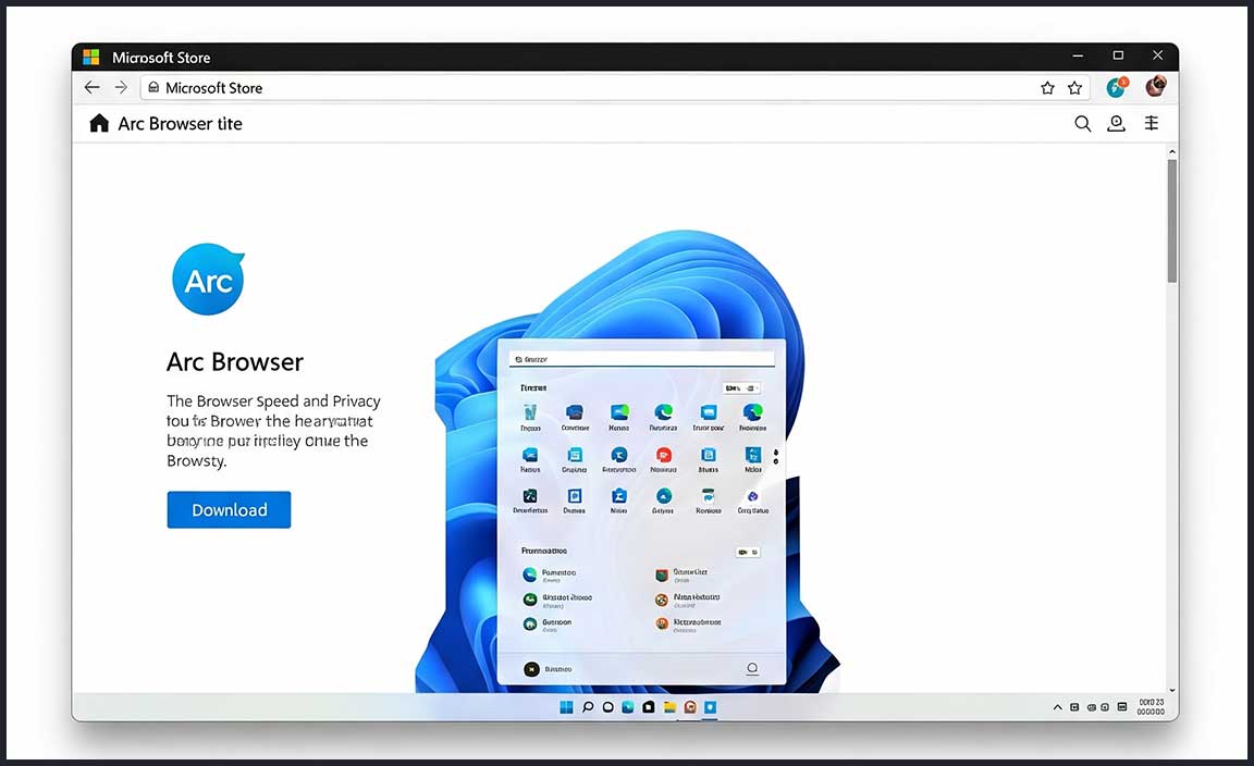 Installation Process of Arc Browser on Windows 11