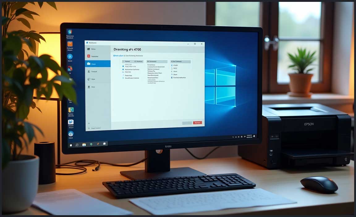 Installing Epson ET-4700 Drivers on Windows 11