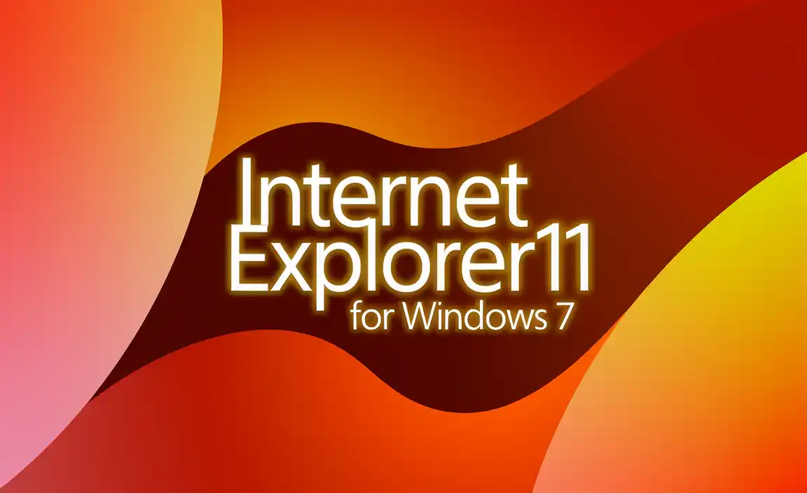 Internet Explorer 11 For Windows 7