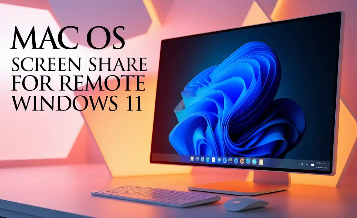 Mac Os Screen Share For Remote Windows 11