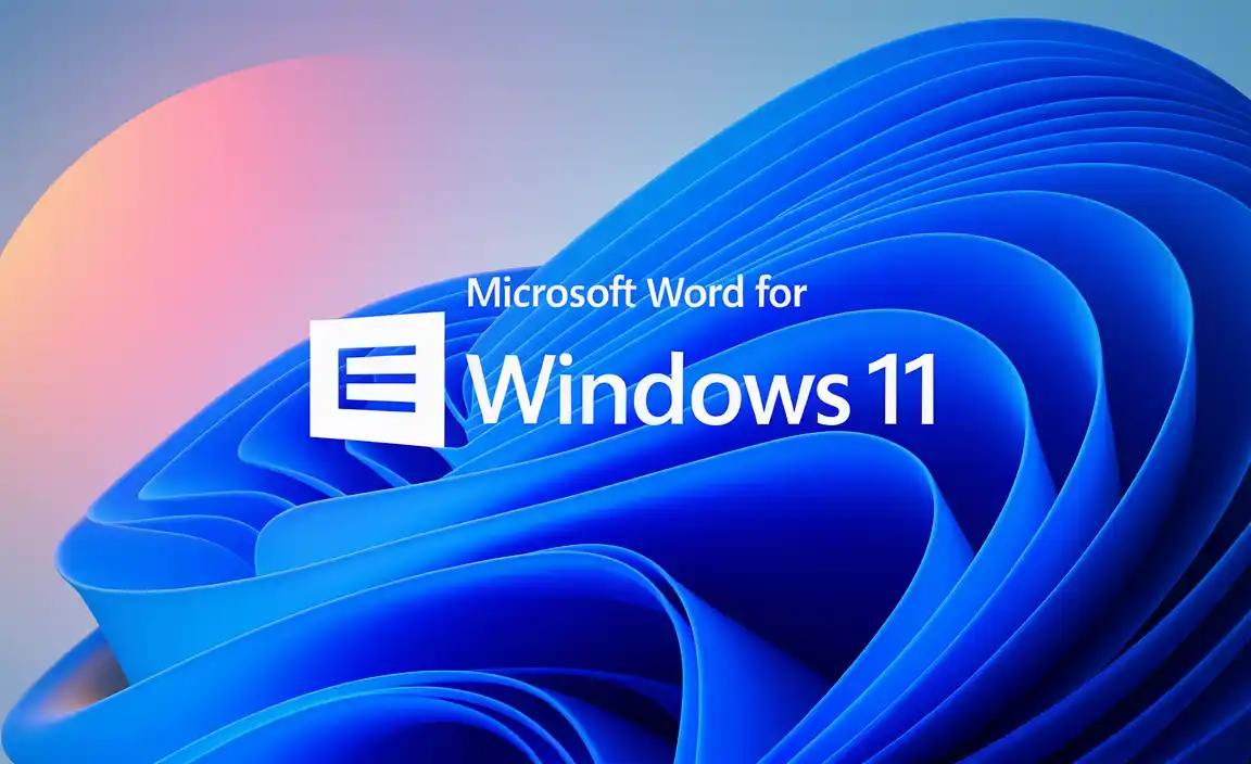 Microsoft Word For Windows 11
