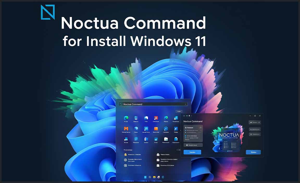 Noctua Command for Install Windows 11