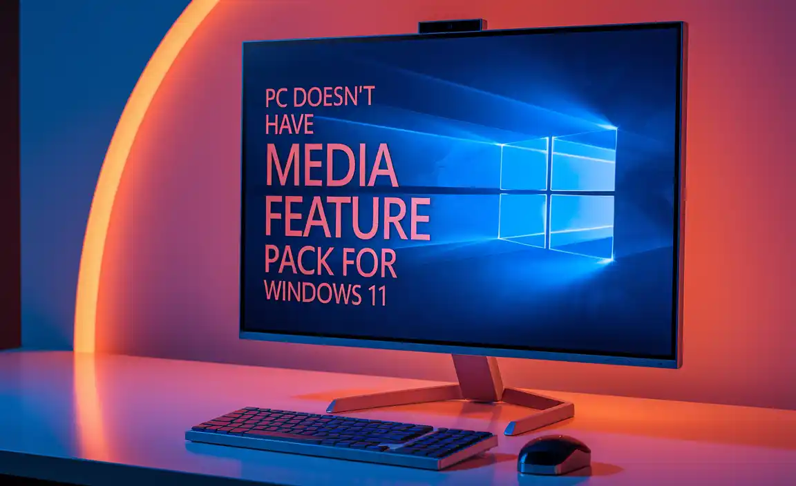 PC Doesn't Have Media Feature Pack for Windows 11