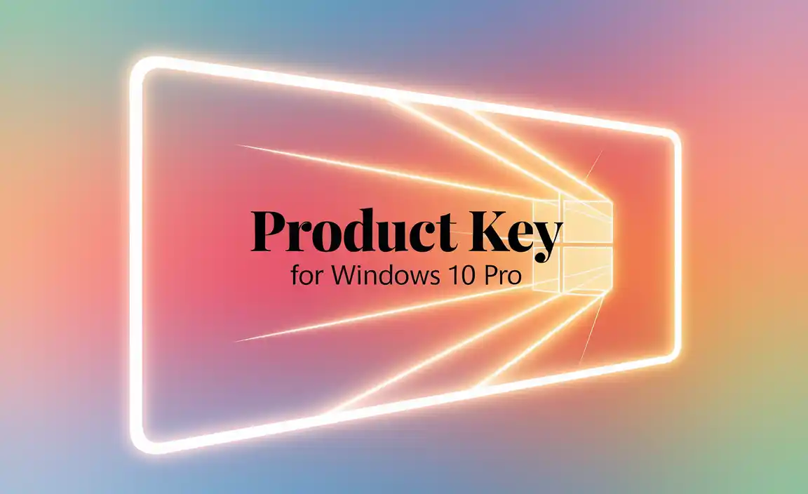 Product Key for Windows 10 Pro