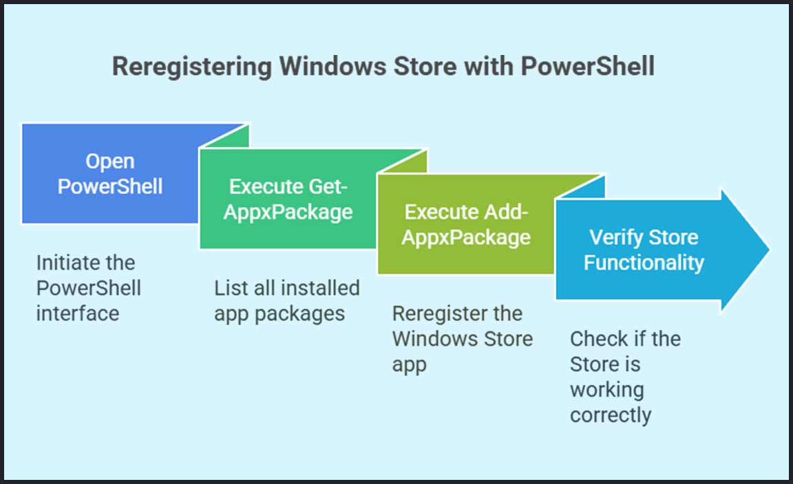 Re-registering the Windows Store Application