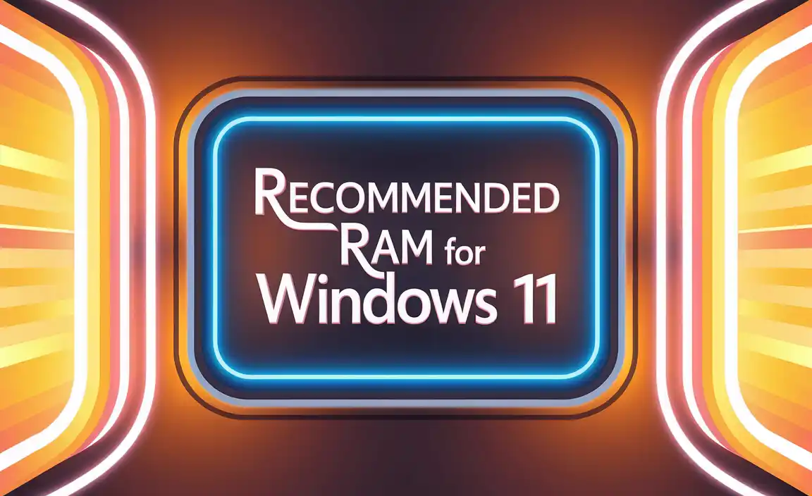 Recommended Ram For Windows 11