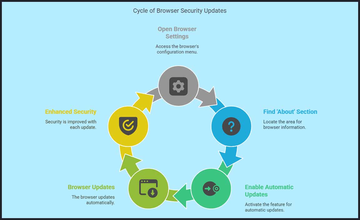 Regularly Updating Your Browser and Software