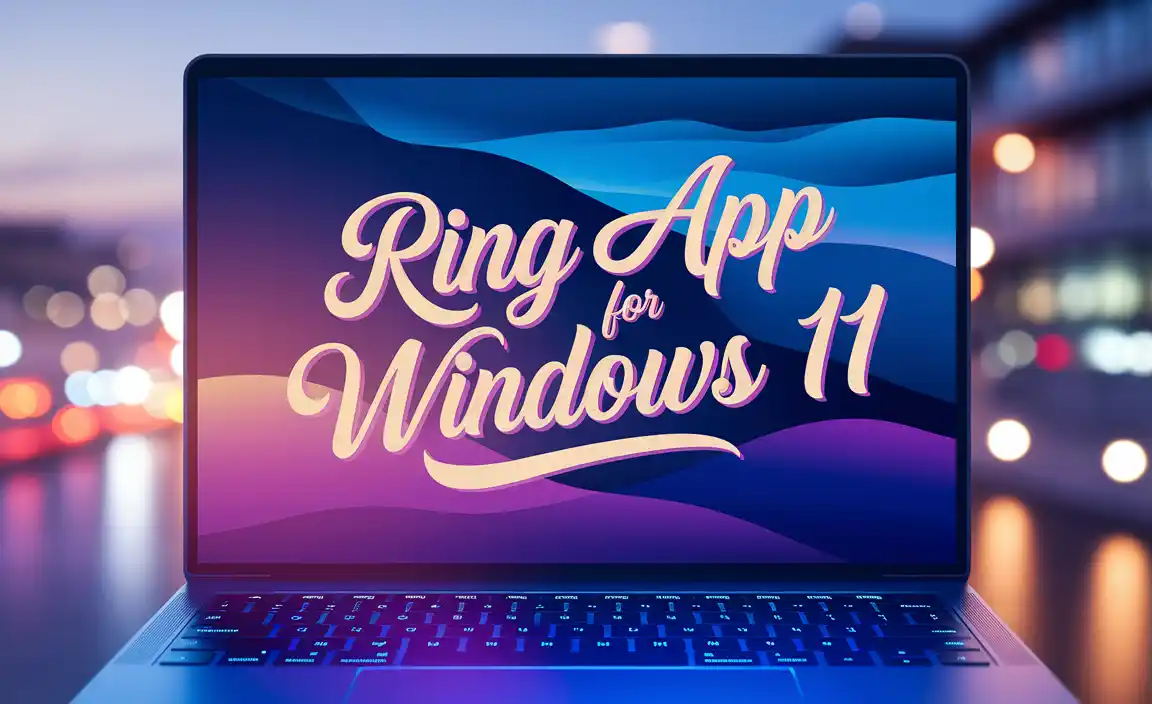 Ring App For Windows 11