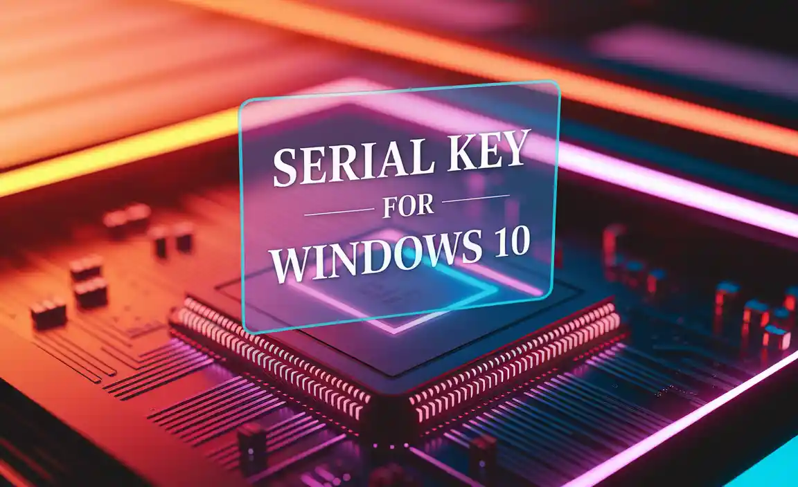 Serial Key for Windows 10