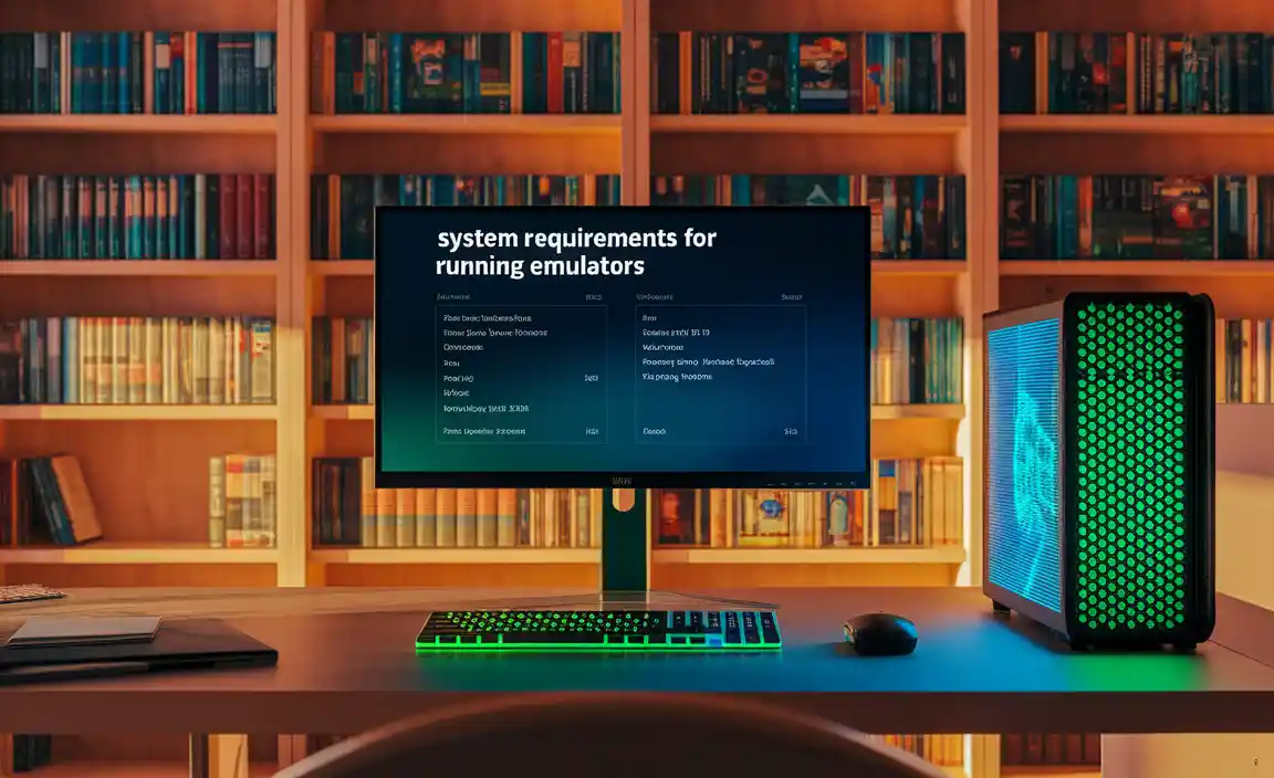 System Requirements for Running Emulators