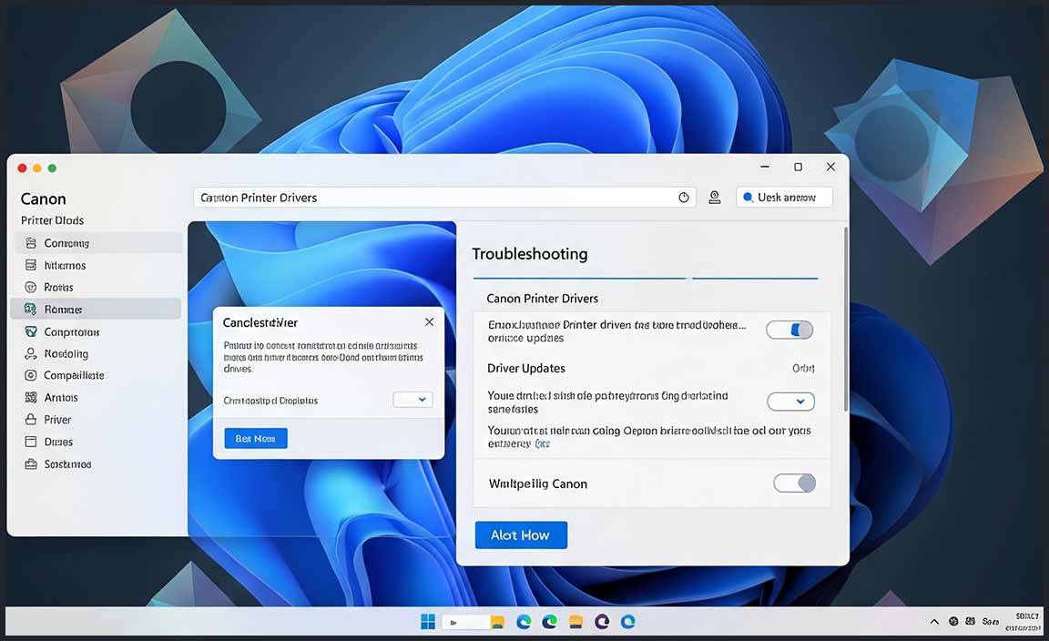 Troubleshooting Canon Printer Driver Issues in Windows 11